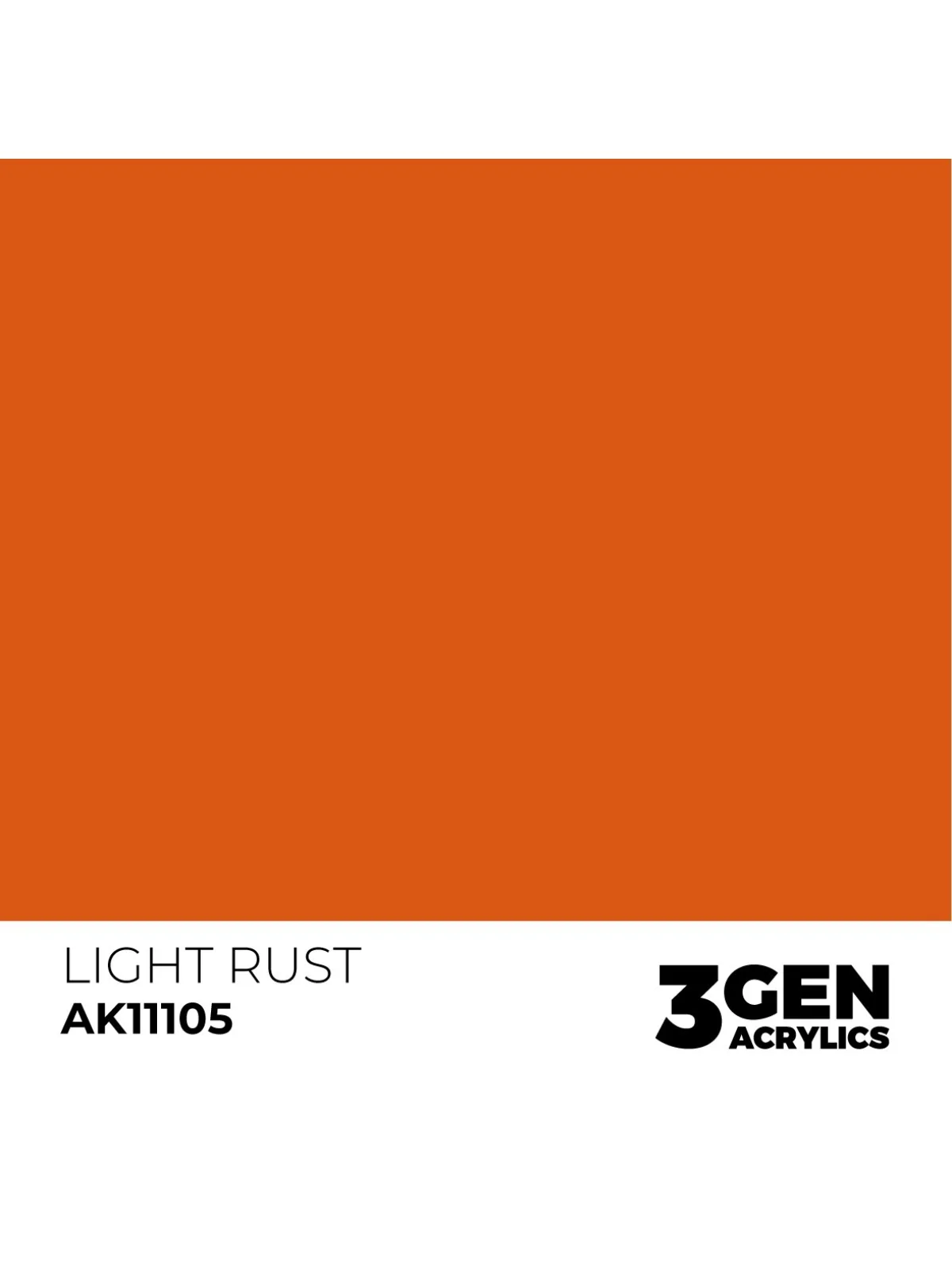Light Rust 3 Gen 17 ml (AK11105) de AK Interactive en 3rd Gen | La Cueva Roja