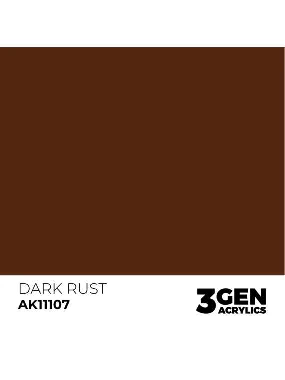 Dark Rust 3 Gen 17 ml (AK11107) de AK Interactive en 3rd Gen | La Cueva Roja