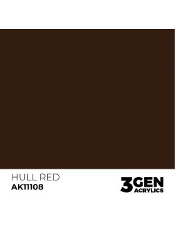 Hull Red 3 Gen 17 ml (AK11108) de AK Interactive en 3rd Gen | La Cueva Roja