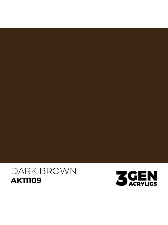 Dark Brown 3 Gen 17 ml (AK11109) de AK Interactive en 3rd Gen | La Cueva Roja
