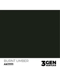 Burnt Umber 3 Gen 17 ml (AK11111) de AK Interactive en 3rd Gen | La Cueva Roja