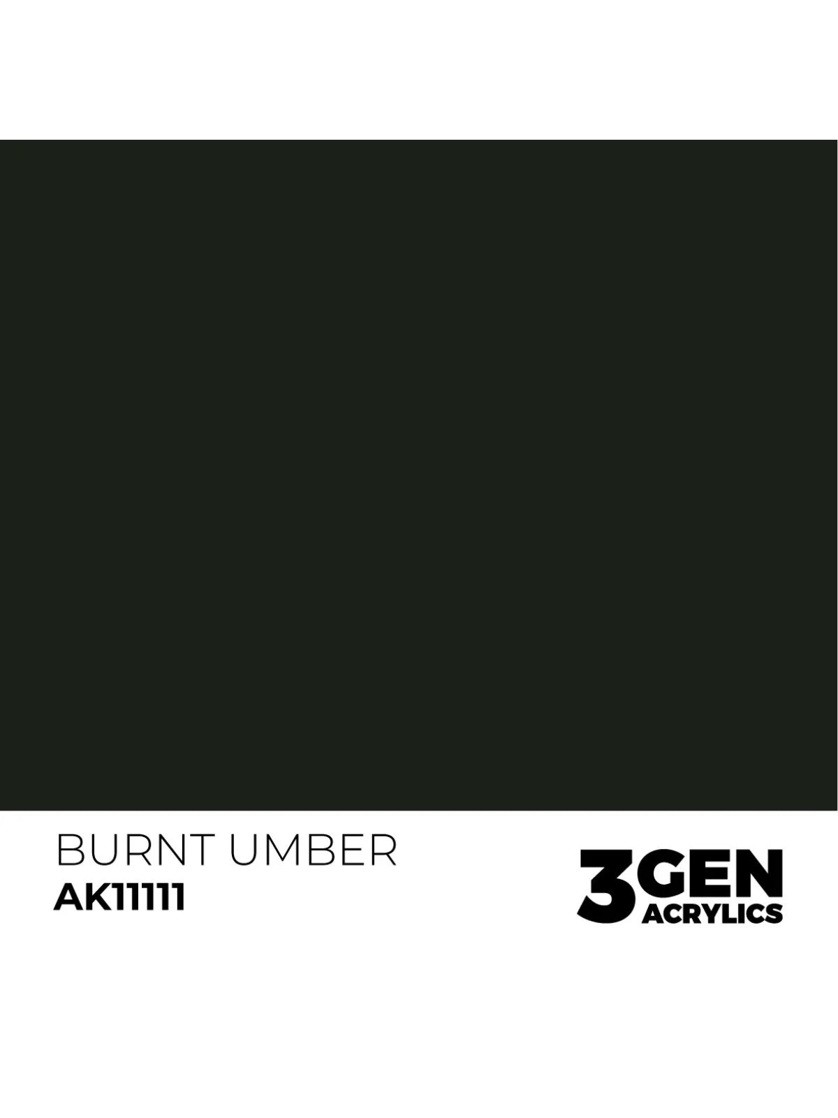Burnt Umber 3 Gen 17 ml (AK11111) de AK Interactive en 3rd Gen | La Cueva Roja