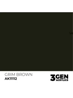 Grim Brown 3 Gen 17 ml (AK11112) de AK Interactive en 3rd Gen | La Cueva Roja