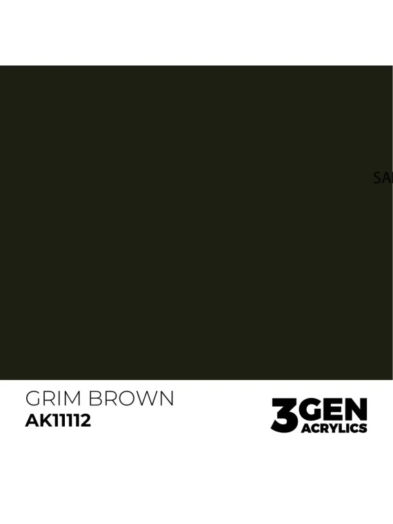 Grim Brown 3 Gen 17 ml (AK11112) de AK Interactive en 3rd Gen | La Cueva Roja