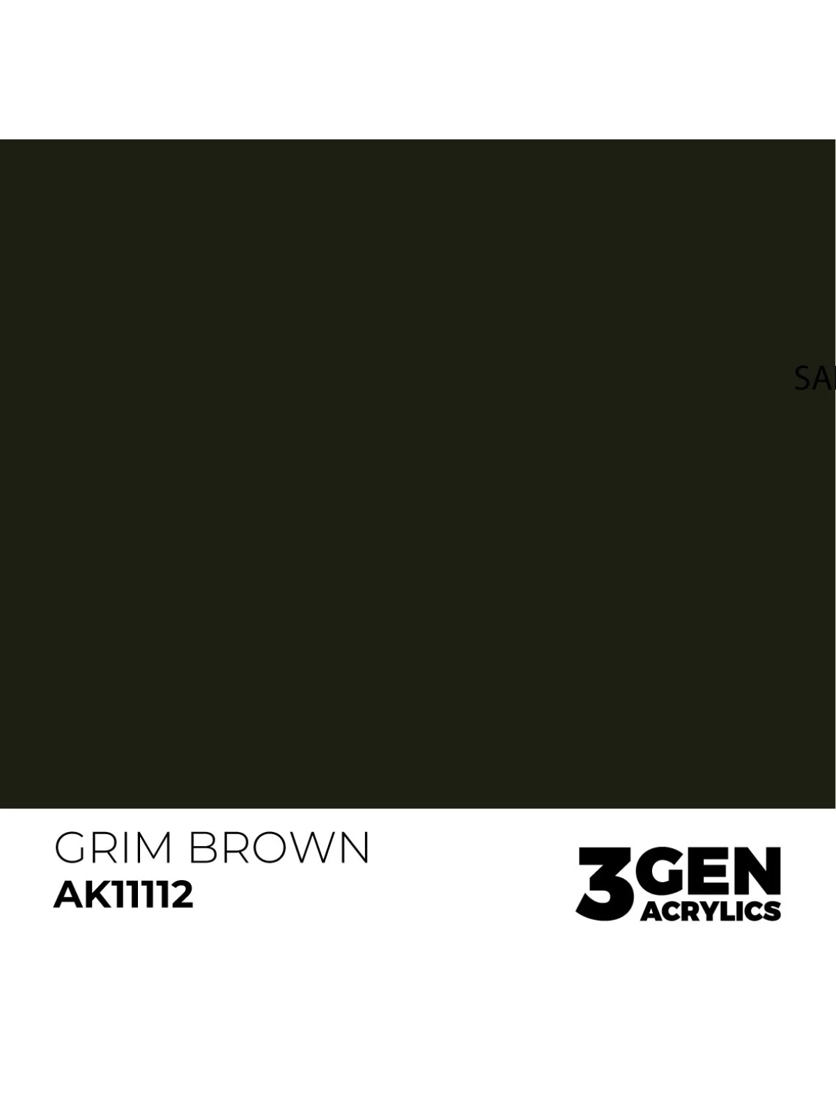Grim Brown 3 Gen 17 ml (AK11112) de AK Interactive en 3rd Gen | La Cueva Roja