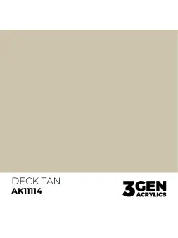 Deck Tan 3 Gen 17 ml (AK11114) de AK Interactive en 3rd Gen | La Cueva Roja