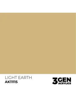 Light Earth 3 Gen 17 ml (AK11115) de AK Interactive en 3rd Gen | La Cueva Roja
