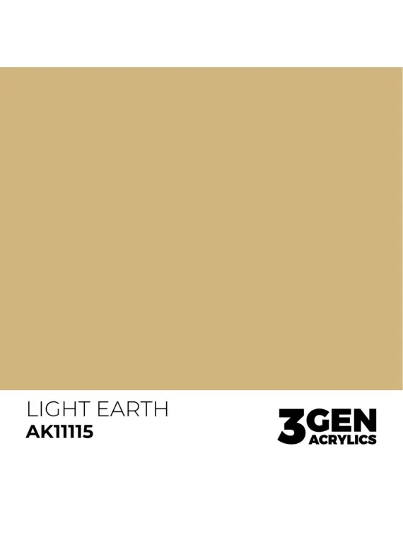 Light Earth 3 Gen 17 ml (AK11115) de AK Interactive en 3rd Gen | La Cueva Roja