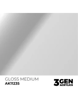 Gloss Medium Auxliary 3 Gen 17 ml (AK11235) de AK Interactive en 3rd Gen | La Cueva Roja