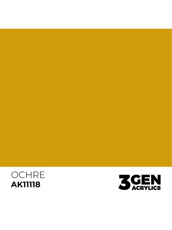 Ochre 3 Gen 17 ml (AK11118) de AK Interactive en 3rd Gen | La Cueva Roja