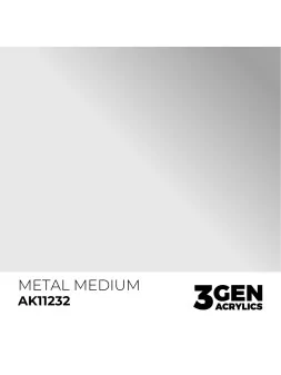 Metal Medium Auxliary 3 Gen 17 ml (AK11232) de AK Interactive en 3rd Gen | La Cueva Roja