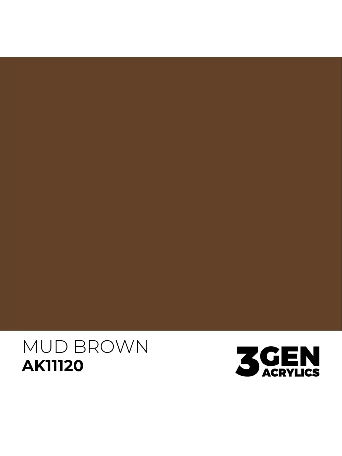 Mud Brown 3 Gen 17 ml (AK11120) de AK Interactive en 3rd Gen | La Cueva Roja