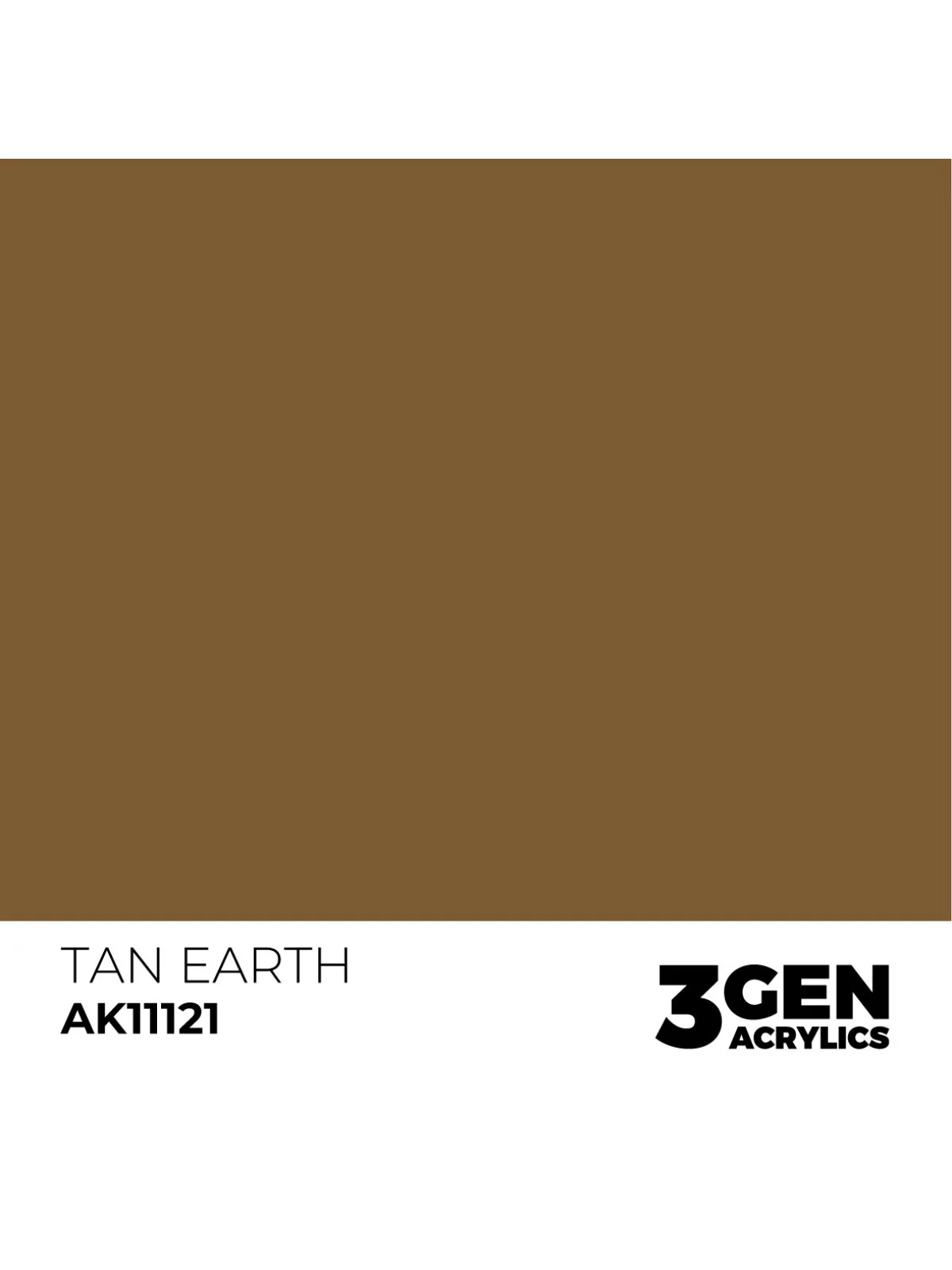 Tan Earth 3 Gen 17 ml (AK11121) de AK Interactive en 3rd Gen | La Cueva Roja