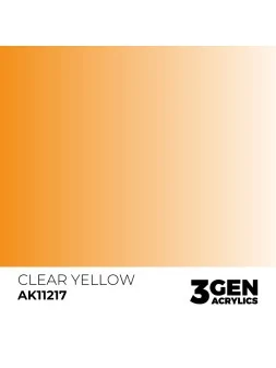 Clear Yellow 3 Gen 17 ml (AK11217) de AK Interactive en 3rd Gen | La Cueva Roja