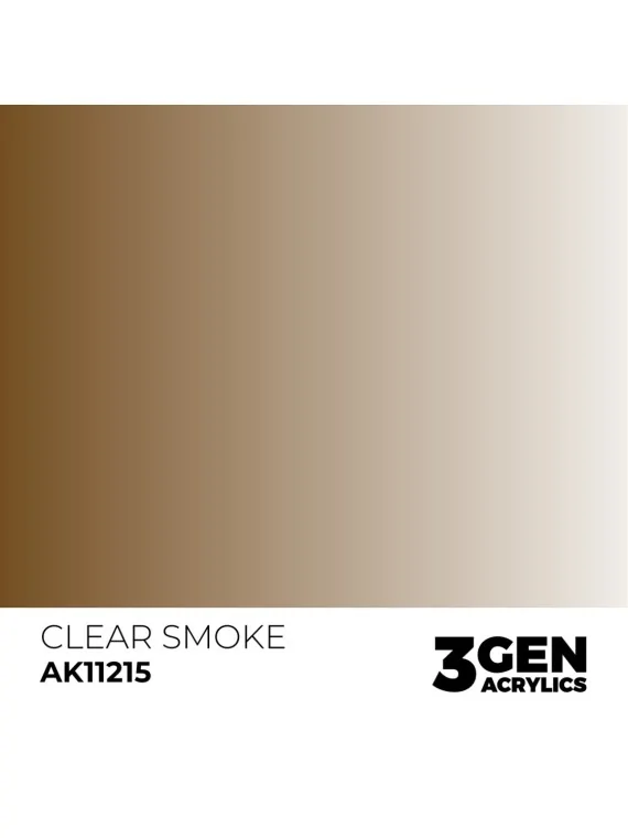 Clear Smoke 3 Gen 17 ml (AK11215) de AK Interactive en 3rd Gen | La Cueva Roja