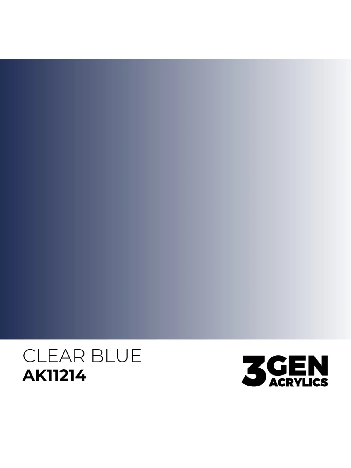 Clear Blue 3 Gen 17 ml (AK11214) de AK Interactive en 3rd Gen | La Cueva Roja