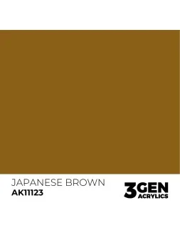 Japanese Brown 3 Gen 17 ml (AK11123) de AK Interactive en 3rd Gen | La Cueva Roja