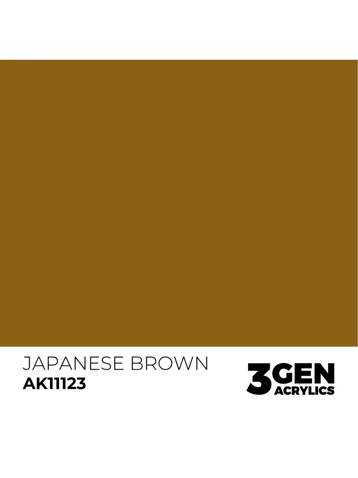 Japanese Brown 3 Gen 17 ml (AK11123) de AK Interactive en 3rd Gen | La Cueva Roja