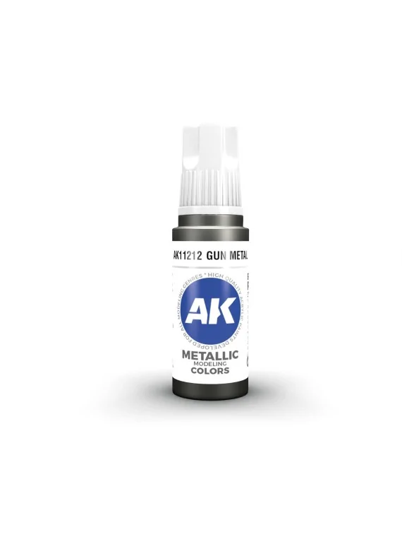 Gun Metal Metallic 3 Gen 17 ml (AK11212) de AK Interactive en 3rd Gen | La Cueva Roja