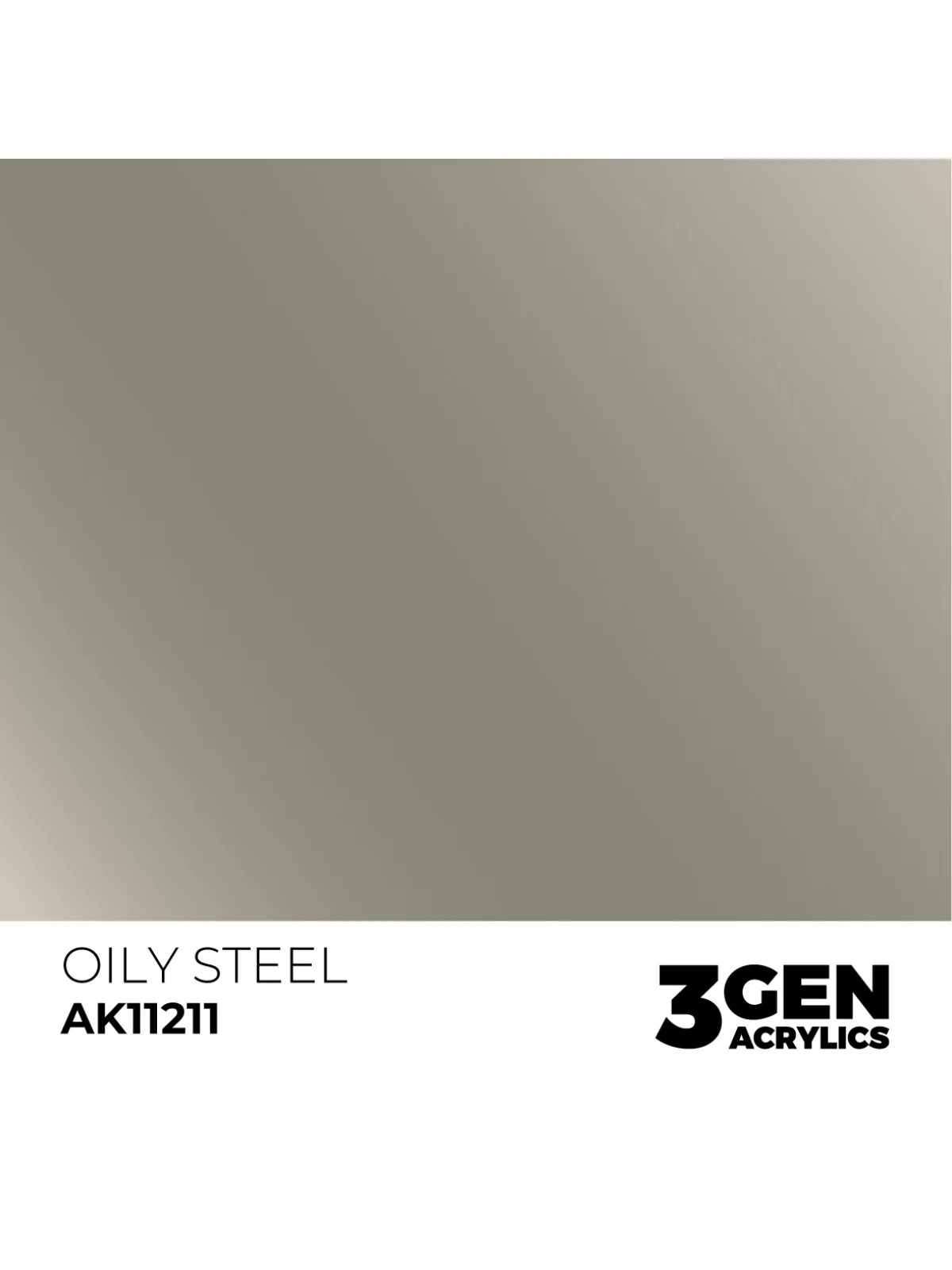 Oily Steel Metallic 3 Gen 17 ml (AK11211) de AK Interactive en 3rd Gen | La Cueva Roja