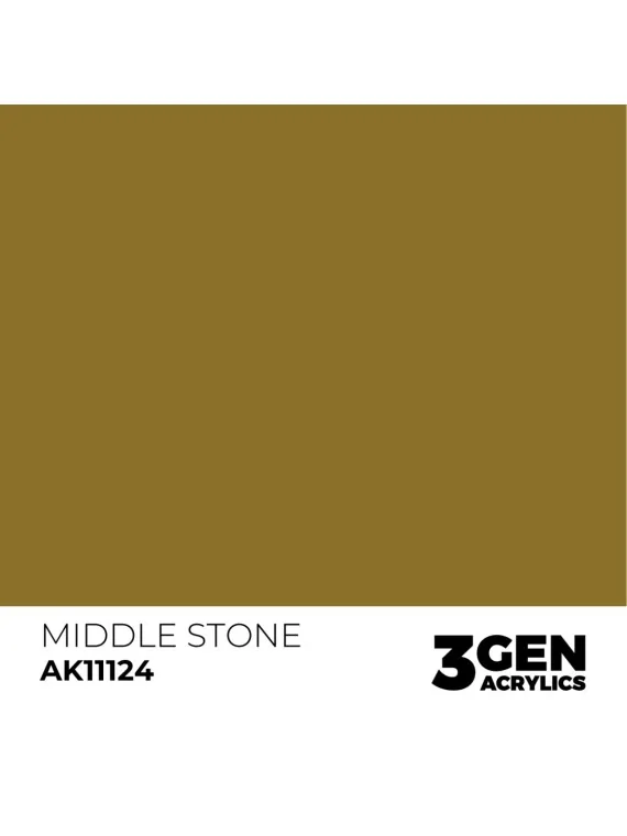 Middle Stone 3 Gen 17 ml (AK11124) de AK Interactive en 3rd Gen | La Cueva Roja
