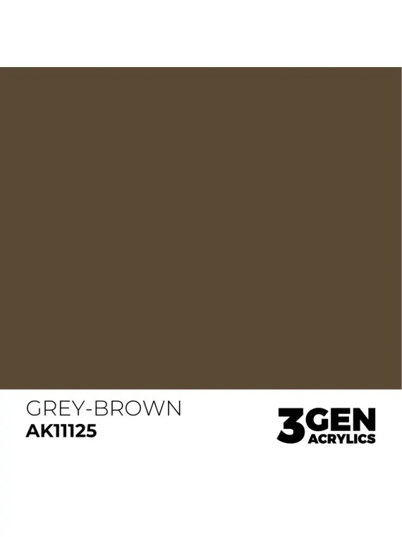 Grey-Brown 3 Gen 17 ml (AK11125) de AK Interactive en 3rd Gen | La Cueva Roja