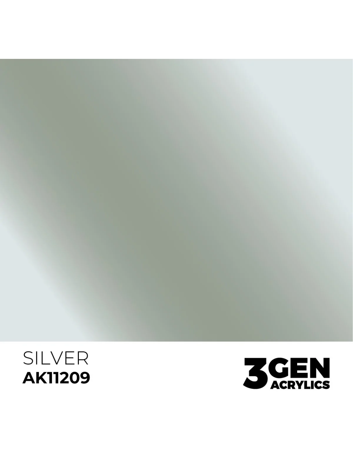 Silver Metallic 3 Gen 17 ml (AK11209) de AK Interactive en 3rd Gen | La Cueva Roja