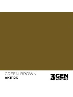 Green-Brown 3 Gen 17 ml (AK11126) de AK Interactive en 3rd Gen | La Cueva Roja