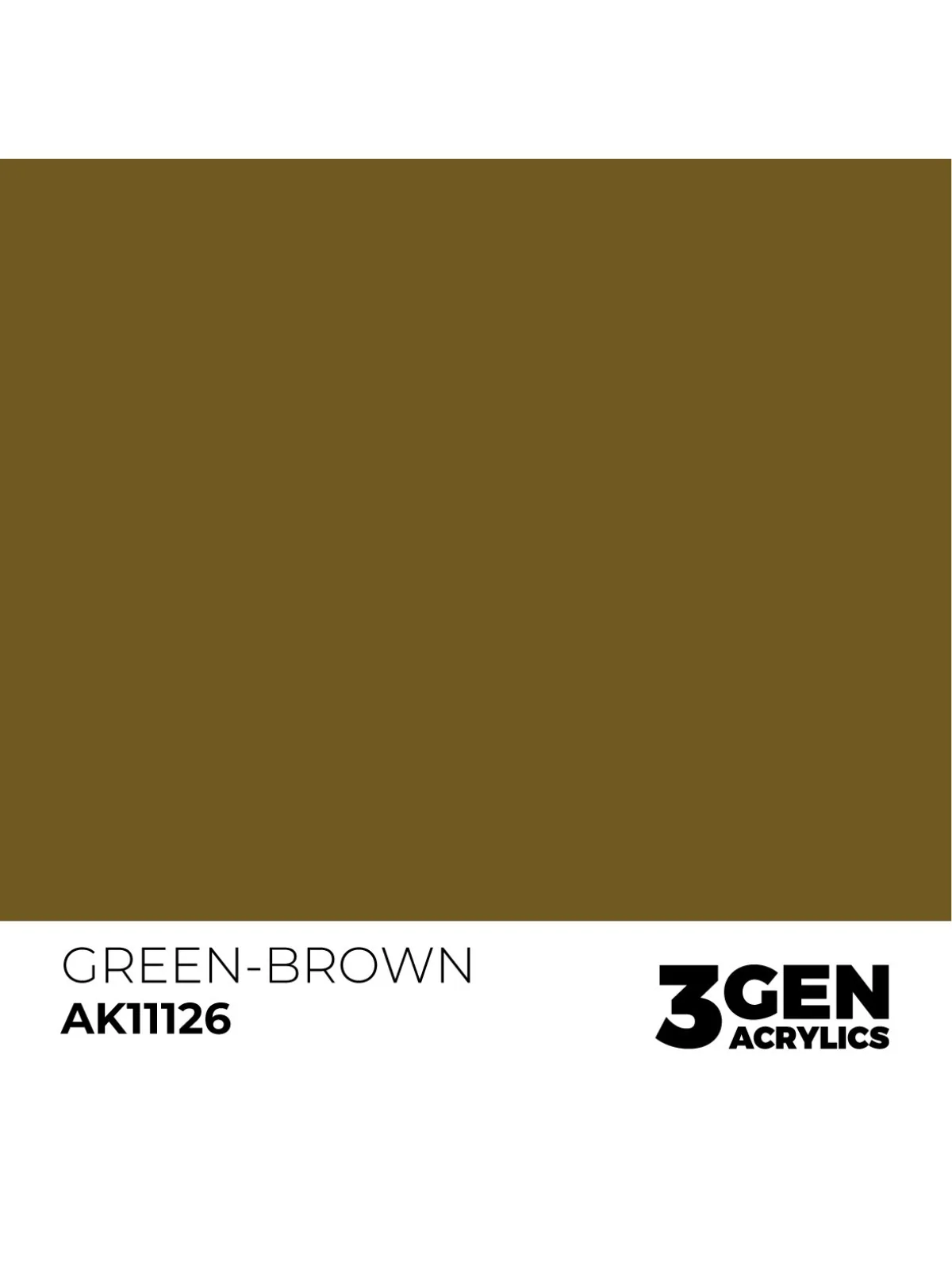 Green-Brown 3 Gen 17 ml (AK11126) de AK Interactive en 3rd Gen | La Cueva Roja