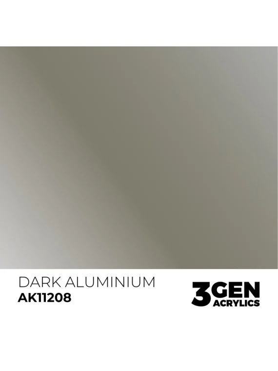 Dark Aluminium Metallic 3 Gen 17 ml (AK11208) de AK Interactive en 3rd Gen | La Cueva Roja