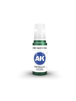 Emerald Metallic Green Metallic 3 Gen 17 ml (AK11204) de AK Interactive en 3rd Gen | La Cueva Roja