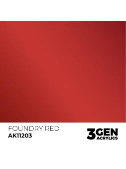 Foundry Red Metallic Green Metallic 3 Gen 17 ml (AK11203) de AK Interactive en 3rd Gen | La Cueva Roja