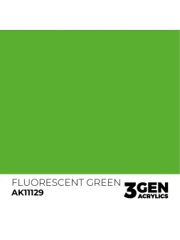 Fluorescent Green 3 Gen 17 ml (AK11129) de AK Interactive en 3rd Gen | La Cueva Roja