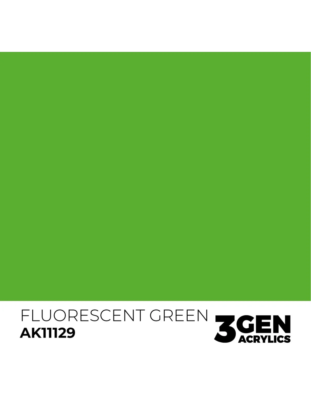 Fluorescent Green 3 Gen 17 ml (AK11129) de AK Interactive en 3rd Gen | La Cueva Roja
