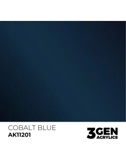 Cobalt Blue Metallic Green Metallic 3 Gen 17 ml (AK11201) de AK Interactive en 3rd Gen | La Cueva Roja