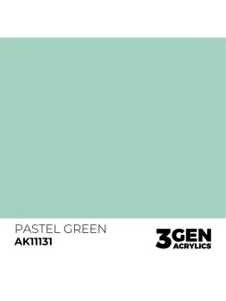 Pastel Green 3 Gen 17 ml (AK11131) de AK Interactive en 3rd Gen | La Cueva Roja