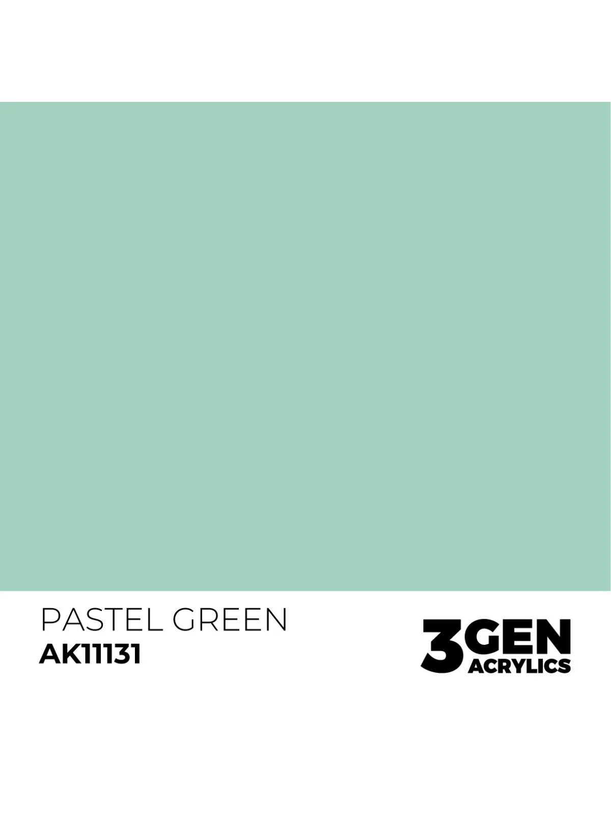 Pastel Green 3 Gen 17 ml (AK11131) de AK Interactive en 3rd Gen | La Cueva Roja