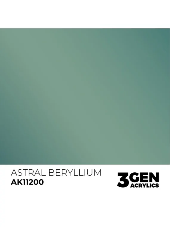 Astral Beryllium Metallic Green Metallic 3 Gen 17 ml (AK11200) de AK Interactive en 3rd Gen | La Cueva Roja