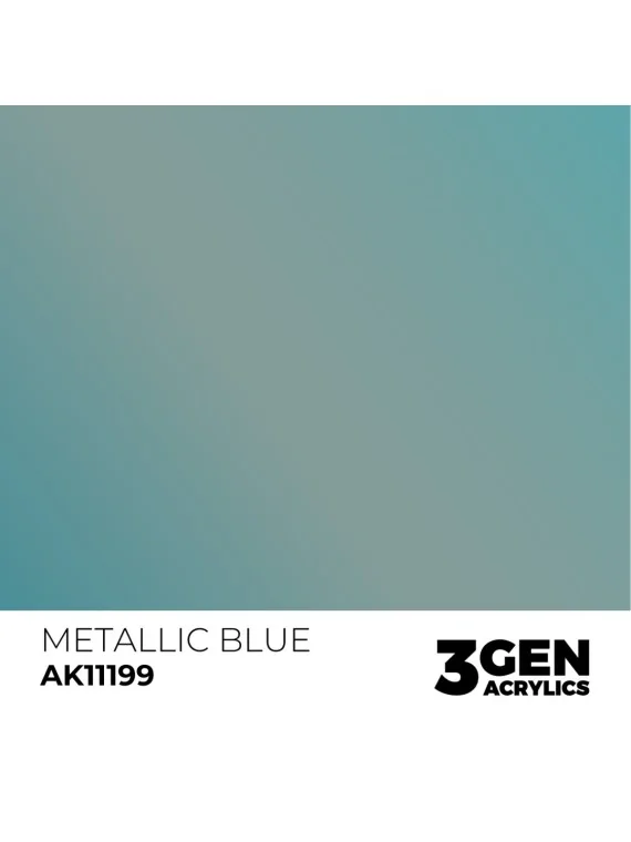 Metallic Blue Metallic Green Metallic 3 Gen 17 ml (AK11199) de AK Interactive en 3rd Gen | La Cueva Roja