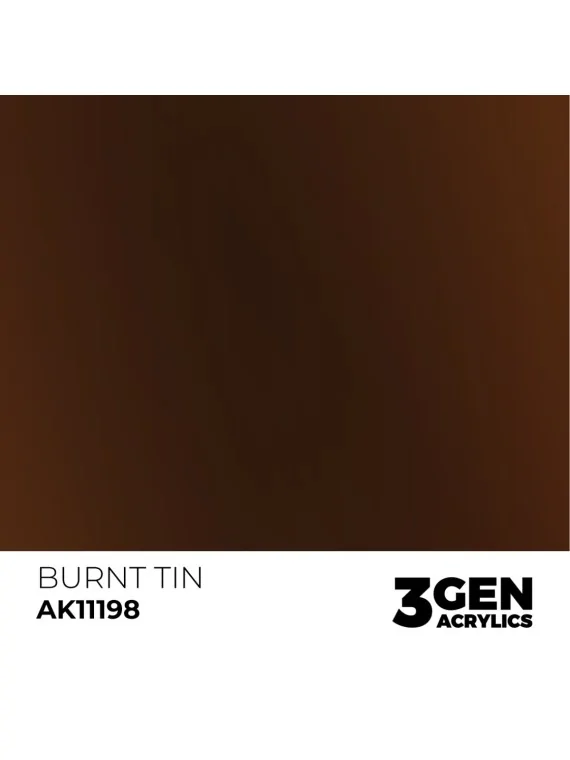 Burnt Tin Metallic Green Metallic 3 Gen 17 ml (AK11198) de AK Interactive en 3rd Gen | La Cueva Roja