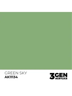 Green Sky 3 Gen 17 ml (AK11134) de AK Interactive en 3rd Gen | La Cueva Roja