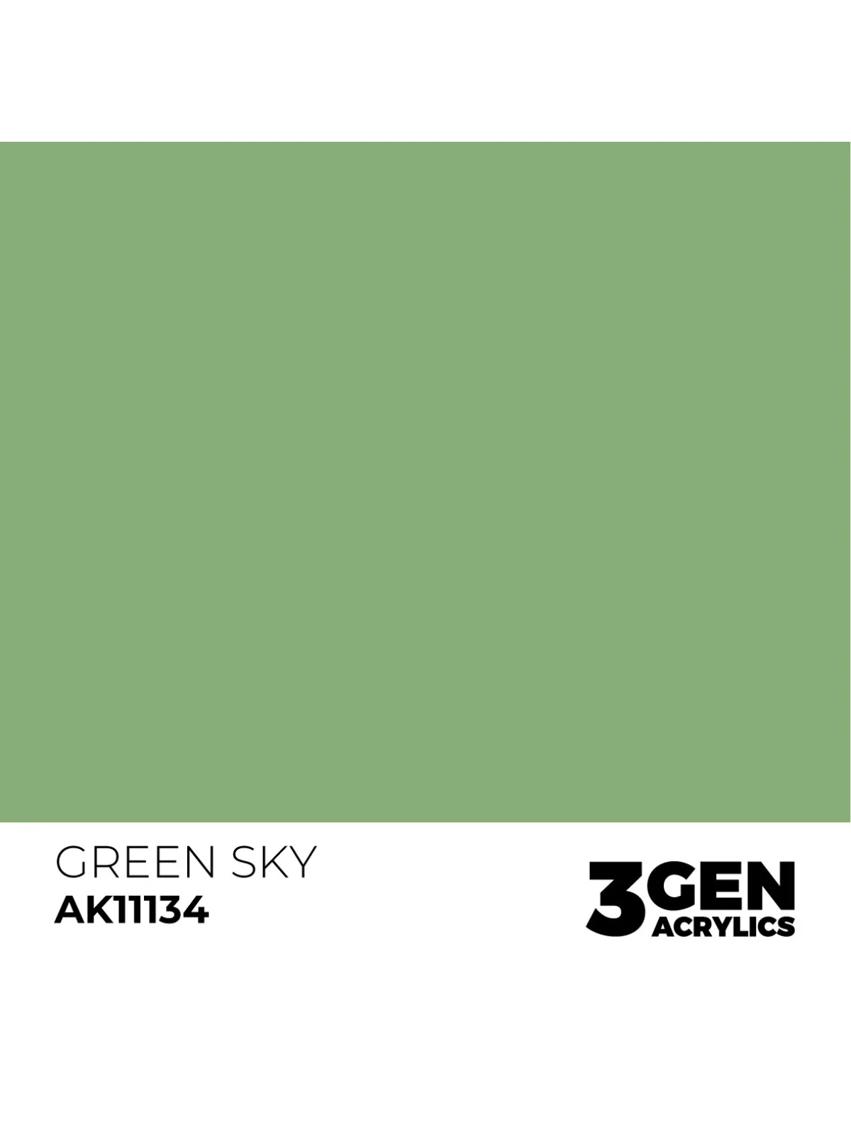 Green Sky 3 Gen 17 ml (AK11134) de AK Interactive en 3rd Gen | La Cueva Roja