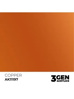 Copper Metallic Green Metallic 3 Gen 17 ml (AK11197) de AK Interactive en 3rd Gen | La Cueva Roja