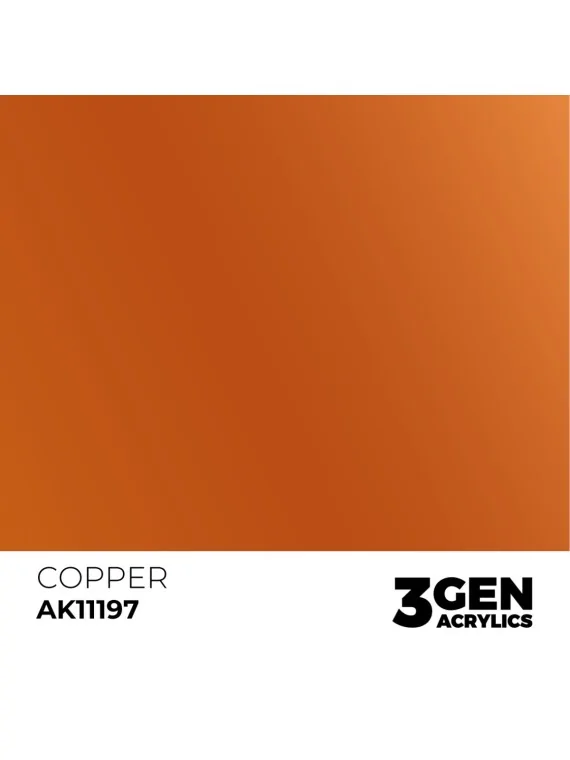 Copper Metallic Green Metallic 3 Gen 17 ml (AK11197) de AK Interactive en 3rd Gen | La Cueva Roja
