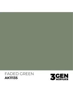 Faded Green 3 Gen 17 ml (AK11135) de AK Interactive en 3rd Gen | La Cueva Roja