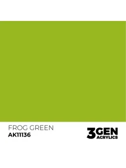 Frog Green 3 Gen 17 ml (AK11136) de AK Interactive en 3rd Gen | La Cueva Roja