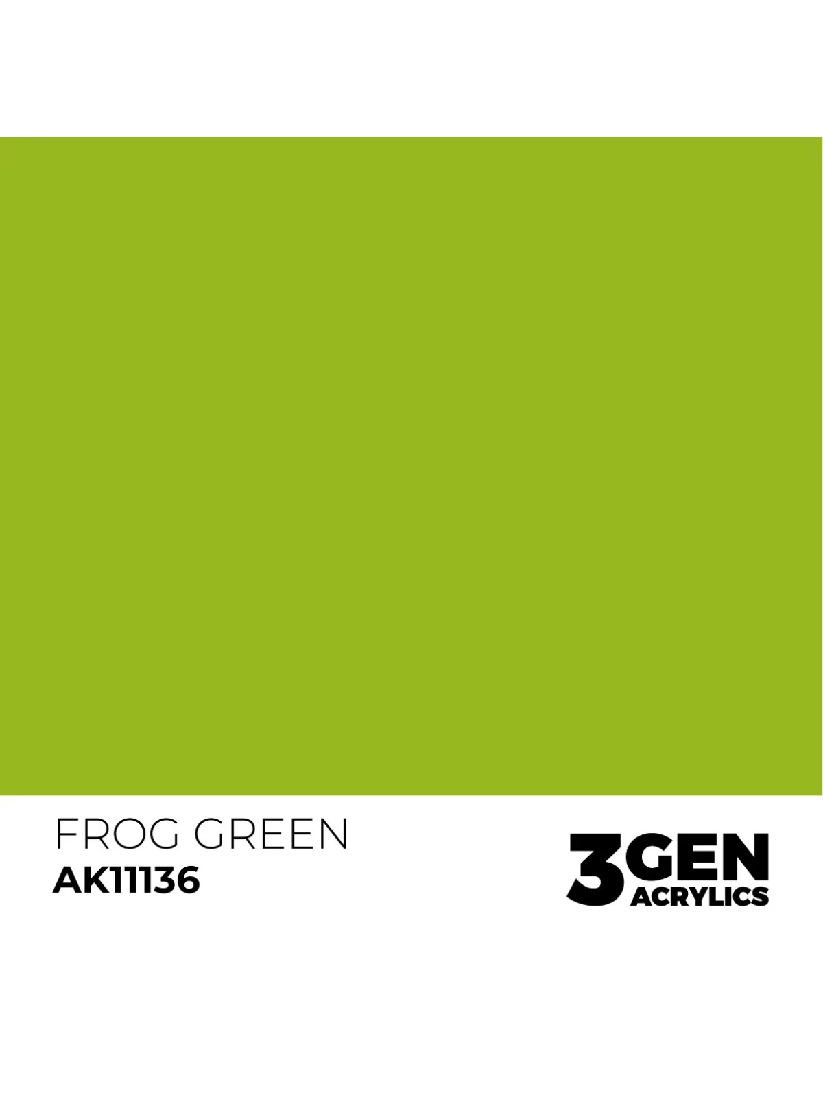 Frog Green 3 Gen 17 ml (AK11136) de AK Interactive en 3rd Gen | La Cueva Roja