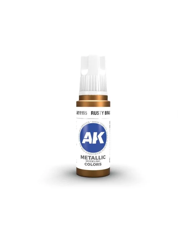Rusty Brass Metallic Green Metallic 3 Gen 17 ml (AK11195) de AK Interactive en 3rd Gen | La Cueva Roja