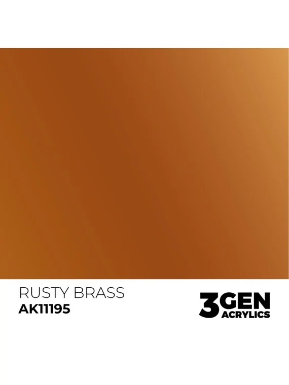Rusty Brass Metallic Green Metallic 3 Gen 17 ml (AK11195) de AK Interactive en 3rd Gen | La Cueva Roja