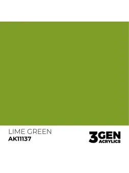 Lime Green 3 Gen 17 ml (AK11137) de AK Interactive en 3rd Gen | La Cueva Roja